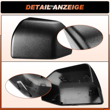 ACLONG Glossy Black Mirror Cover Caps Rearview Side Mirror Covers Fit for Ford F150 2015-2020 Left Driver Side Replaces #FL3Z-17D743-BA -1 PC - size: Fit for Ford F150 2015-2020-Left Driver Side