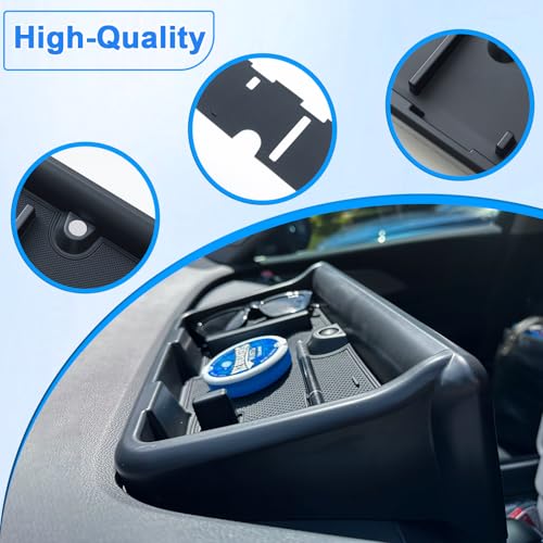 TOPINSTALL 2026 Custom Fit Dash Tray Compatible with 2024-2026 Toyota Grand Highlander Accessories, Center Console Screen Dashboard Organizer Phone Sunglasses Holder