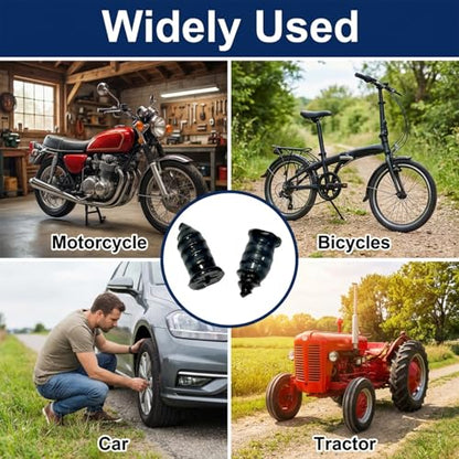 Tire Repair Rubber Nail Kit with Extraction Pliers, Screwdriver and Gloves - 40 PCS Vacuum Tire Repair Screws, Emergency Tubeless Tire Plug Kit for Car, Motorcycle, Truck, SUV, ATV