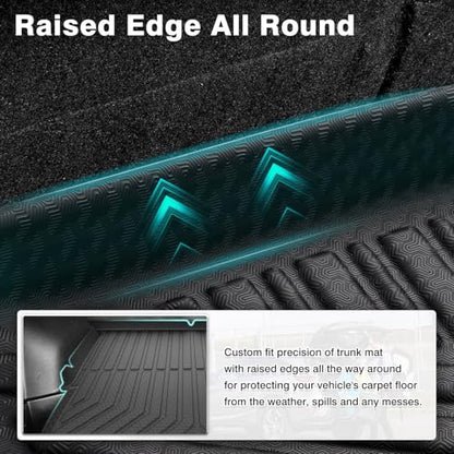 Mixsuper Cargo Liner for Chevrolet Blazer 2019-2024 2025 2026, Trunk Mat for Chevy Blazer Accessories All Weather Cargo Mat Rear Trunk Liner Black - size: Cargo Liner for Chevy Blazer 2019-2025