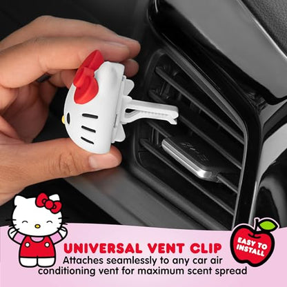 Sanrio Hello Kitty Car Trunk Organizer, Steering Wheel Cover, Air Freshener & Refill – Cute, Collapsible, Heavy-Duty Storage & Car Accessories for Groceries, Tools, Travel – 12.5"L x 12.5"W x 9"H - style: Pack Hello Kitty