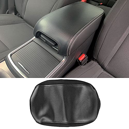 LEXLEY Armrest Box Cover Center Console Pad Waterproof Anti-Scratch Leather Protector Covers For Dodge Charger 2011-2023/Chrysler 300 2015-2022-Carbon fiber - color: Carbon fiber