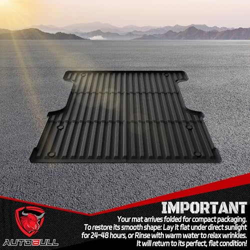 Truck Bed Mat Bed Liner Fit for Toyota Tundra Accessories CrewMax 2022-2026 5.5FT (Not Fit Drop-in Liners), Vehicle Truck Bed Liner Custom Fit All Weather Protection TPE Pickup Car Bed Mat - style: 17)2022-2026 |Toyota Tundra CrewMax Bed Mat (5.5FT)