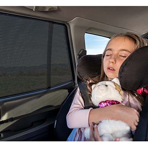 2 Packs Mesh Car Window Screen for MPV Sliding Door,Single Layer Sunshade for Large Square Car Truck Windows - size: Single Layer XL