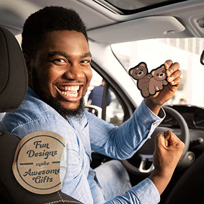 Funny Naughty Unique Car Air Fresheners Scented With Premium Oils By Fresh Fresheners (Bear Sex) - color: Bear Sex