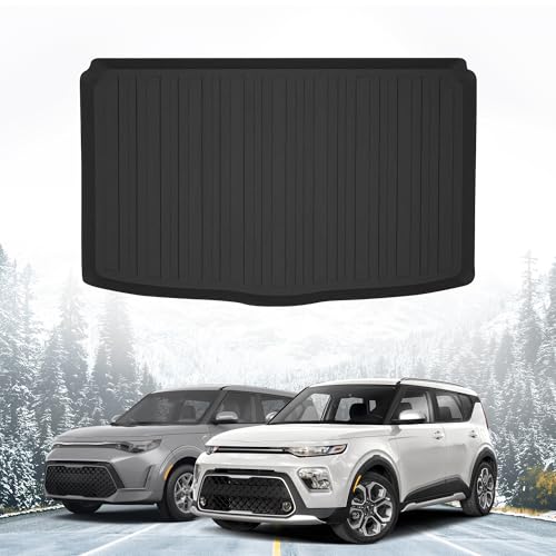 Premium Cargo Liner for Kia Soul 2020-2026 - 100% Protection - Custom Fit Car Trunk Mat - Easy-to-Wash & All-Season Black Cargo Mat - 3D Shaped Laser Measur5d Trunk Liners for Kia Soul (SK3)