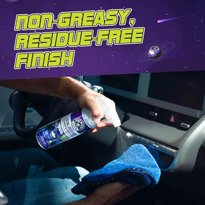 Chemical Guys Total Interior Cleaner & Protectant - 2 Pack (16 oz Each) All-in-One Car Interior Cleaner for Dash, Seats, Carpet, Glass, Vinyl, Leather, and Plastic - Galactic Scent - size: 16 Fl Oz (Pack of 2)