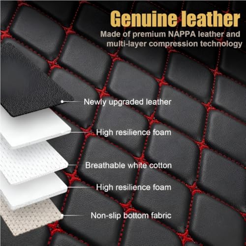 Add Personal Touch to Your Vehicle with IMEISH Customizable Logo Text Car Mats for 99% of vehiclesPads Protection Non-Slip Leather Floor Liners (Brown Stripe) - color: Brown stripe