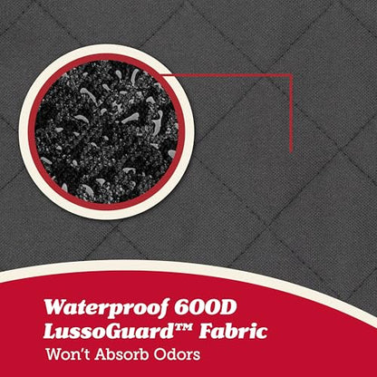 Lusso Gear Car Seat Protector for Baby Car Seat (Bench Seat Cover) - Waterproof - Thick Padding - Protects Fabric or Leather Seats (Black) - color: Bench Seat Cover - Black