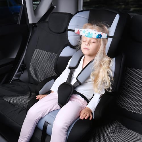 HESTYA 2 Pcs Carseat Head Support Toddler, Stroller Seat Headrest for Sleeping Traveling, Neck Relief Headband Strap for Kids Children Toddler Infant(Ocean Animals) - color: Ocean Animals