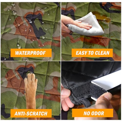 All-Protection Cargo Mat Liner for Hummer EV Accessories Rear Trunk Cargo Liner Floor Mat Cargo Liner for Dogs for Hummer EV SUV 2024 2025+ Heavy Duty 3D Waterproof Protect (Camouflage) - style: Camouflage