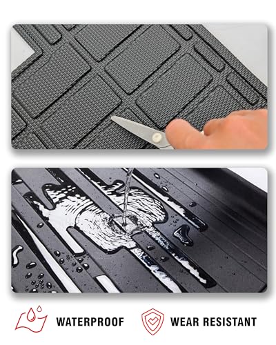 Cargo Liner Compatible with 2024-2025 Lincoln Nautilus Trunk Mat Cargo Mat Back Seat Cover Protector (Backrest Mats+Trunk Mat) - size: For 2024-2025 Lincoln Nautilus