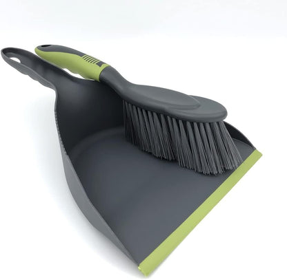 Dust Pan Broom Dustpan Brush - Dust Pans with Brush, Hand Broom and Dustpan Set, Handheld Broom and Dustpan Set, Used to Clean Floors, Tables, Animal Cages, PET Fiber Bristles (3pcs) - size: 3set