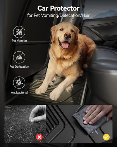 3W Floor Mats & Cargo Liner for BMW X3 G45 2025 2026, Accessories Custom Fit TPE All Weather 1st & 2nd Row Car Mats and Trunk Liners for BMW X3 30/M50 xDrive - style: 2) X3 2025-2026 | Floor Mats | Cargo Liner