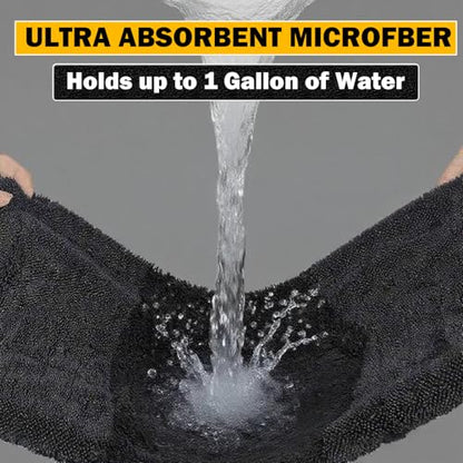 Car Drying Towel (36"x 24"/3ft x 2ft), 2 Pack Ultra Absorbent Microfiber Drying Towels for Cars, Leave No Streaks, Scratches or Water Spots, Extra Large Drying Towels Car Detailing for Cars