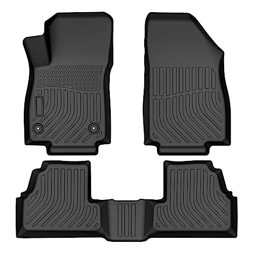 Floor Mats for 2013-2022 Buick Encore,All-Weather TPE Rubber Car Floor Mats Odorless Anti-Slip 1st & 2nd Row Black No Fit 2020-2023 Encore GX (2013-2022 Encore) - color: 2013-2022 Encore