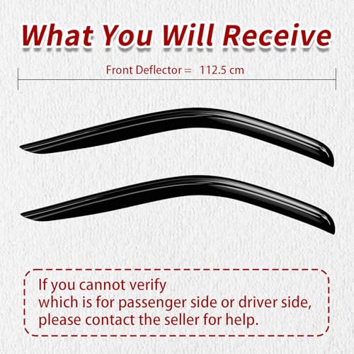 2PC Rain Guards for 2014-2025 Ford Transit Commercial Models Window Visors Deflectors Sun Shades Vent Tape On Out Channel - size: 14-24 Ford Transit