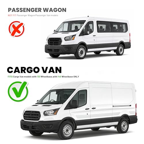 KUAFU Door Scuff Plate Compatible with 2015-2025 Ford Transit-150 Transit-250 Transit-350 Transit-350 HD E-Transit Replacement for CK4Z-6113228-AG Door Entry Guard Sill Protector Right Passenger Side
