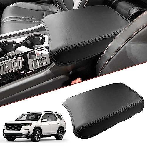 SKTU for 2023 2024 2025 2026 Honda Pilot Armrest Cover for 2024 2025 2026 Honda Passport Center Console Cover 2023-2025 2026 Pilot Accessories 2025 2026 Passport Accessories Center Console Cushion - color: for 2023-2026 Pilot