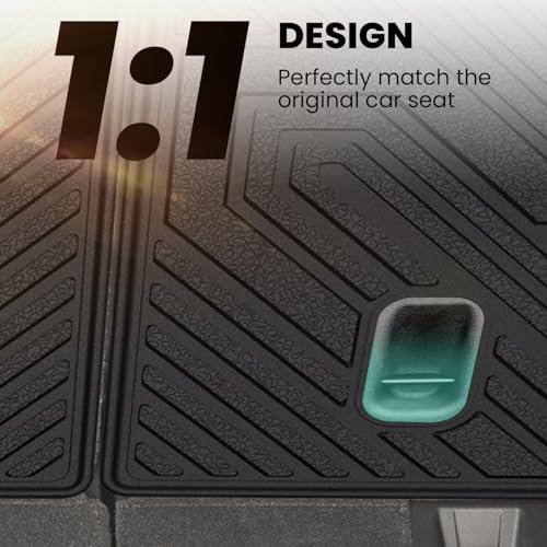 LASFIT Rear Seat Back Protector for Honda CRV 2012-2016, All Weather TPE Pet Friendly Custom Fit CR-V Second Row Back Seat Cover Backseat Mat Liner Accessories, Black - style: 2）For Honda CR-V | 2012-2016 | Seat Back Protector