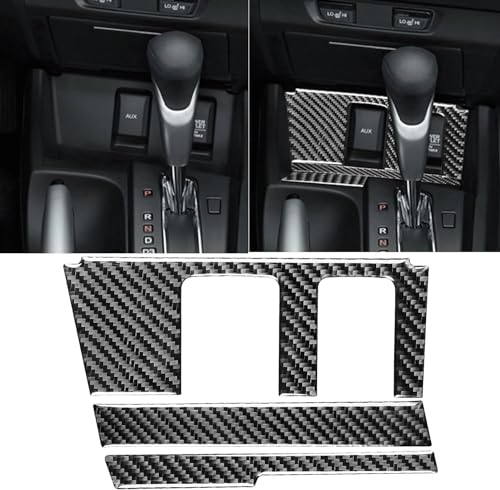 Real Carbon Fiber Center Console AUX USB Charging Port Panel Interior Trim Accessories Sticker Cover Compatible with Honda Civic 9 Coupe/Sedan 2013 2014 2015 Black - B - color: Center Console Aux Usb Charging Port Panel - B