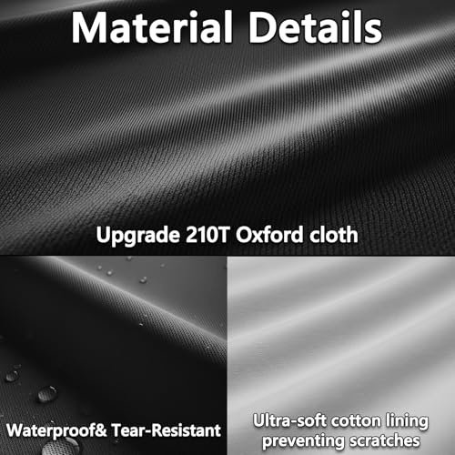 Car Cover Waterproof All Weather 10 Layers SUV Car Cover Universal 210T Heavy Duty Fit for Toyota RAV4,Honda CRV,Tesla Model Y,Chevrolet Equinox,Nissan Rogue etc.(Black,Fits SUVs up to 190") - color: Black, size: Fits SUVs up to 190"