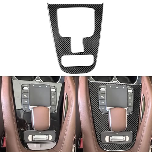 NVCNX Carbon Fiber Accessories for Mercedes Benz GLE 580 53 63 S AMG/GLS 450 580 63 AMG 2020-2026 2021 2022 2023 2024 2025 Center Console Gear Shift Panel Cover Interior Trim Overlay Sticker 1PC - color: Center Console Gear Shift Panel Trim B