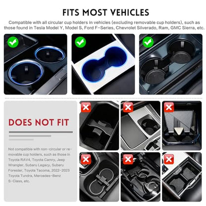 360° Rotation Car Desk for Laptop, Height-Adjustable Cup Holder Table, Wooden Car Food Tray & Laptop Mount Compatible with Tesla Model Y/3/S, Ford F150/Explorer/Maverick & Most Vehicles (Dark Walnut) - color: Dark Walnut