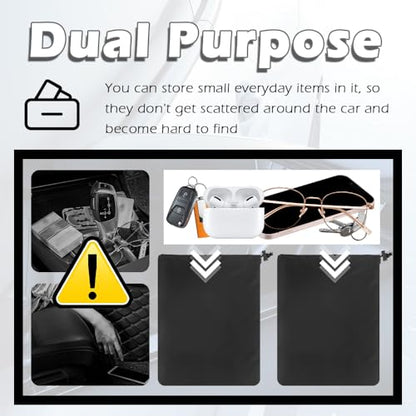 2PCS Car Side Mirror Covers,Drawstring-style Mirror Covers for Cars Provide Protection from Dust and Snow,Essential Car Mirrors Cover for Winter Automotive Exterior Accessories