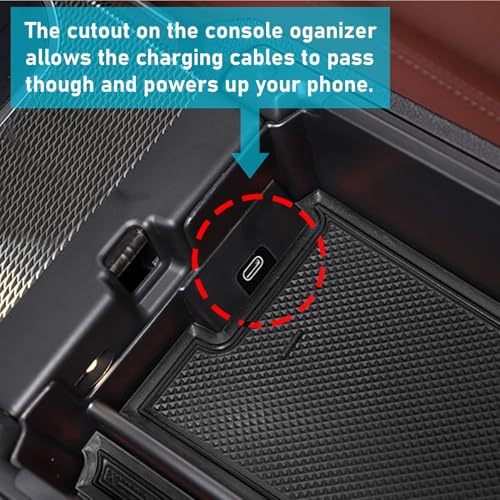Jaronx Compatible with BMW Center Console Organizer for 3 Series G20 2019-2025/4 Series G22 i4 G26 2021-2025, for BMW 3' Organizer Tray 2019-2025, i4/4' Console Storage Box 2021-2025 - size: G20/G22 Console Organizer