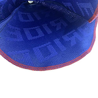JDM Style Car Shifter Boot Racing Shift Knob Cover Collars Hyper Fabric for Universal Car with Red Stitching - color: Blue
