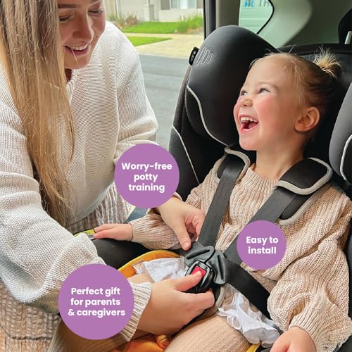 Piddle Pad 2-Pack, Potty Training Car Seat Protector, Toddler Car Seat Cover & Stroller Protector, Machine Washable Waterproof Car Seat, Anti-Slip, Universal Fit (Blue) - color: Blue