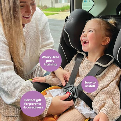 Piddle Pad 2-Pack, Potty Training Car Seat Protector, Toddler Car Seat Cover & Stroller Protector, Machine Washable Waterproof Car Seat, Anti-Slip, Universal Fit (Pink) - color: Pink
