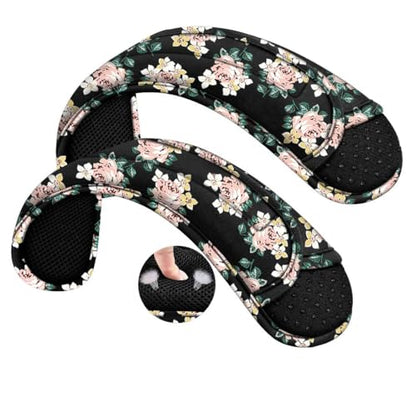ZINZ 2-Pack Universal Shoulder Pad with Ultra Thick Cushion for Bag Luggage Bag Crossbody, Plus Long & Anti-Slip & Breathable,Dark Rose - color: Dark Rose