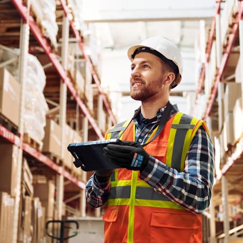 KAYGO Safety Vest with Pockets - High Visibility Reflective Vest ANSI Class 2 Construction Vest - color: Orange, size: Small