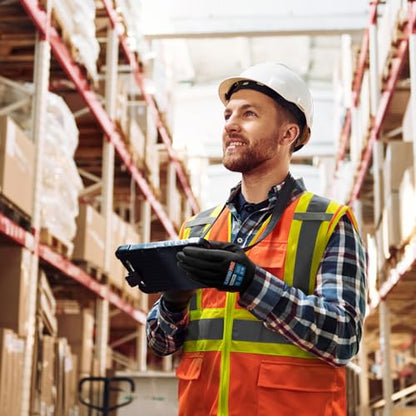 KAYGO Safety Vest with Pockets - High Visibility Reflective Vest ANSI Class 2 Construction Vest - color: Orange, size: Large