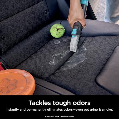 Shark StainStriker HairPro Portable Carpet, Upholstery & Area Rug Cleaner with Pet Mess & Hair Tools, Self-Cleaning, Perfect for Pets & Car Interiors, 4 Cleaning Tools & Pet Solution, Copper, PX251 - style: StainStriker w/ HairPro Technology