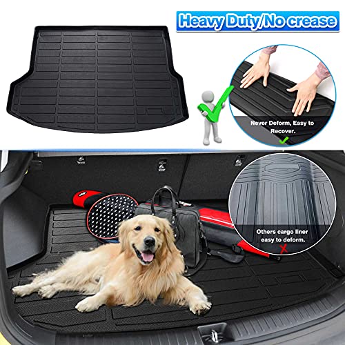 Cartist Cargo Liner Fits for 2021-2025 2026 Kia Seltos (Seltos SX/Seltos SX Turbo) (Only Fit Trunk with Subwoofer) All Weather Trunk Floor Mat Heavy Duty - size: 5)Kia Seltos【2021-2025】