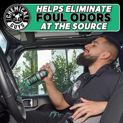 Chemical Guys New Car Smell Air Freshener and Premium Odor Eliminator Refreshes & Neutralizes Odors, Great Car Fresheners for Trucks, SUVs, RVs, and More - 16 oz - size: 16 Fl Oz (Pack of 1), style: NEW CAR 16 oz