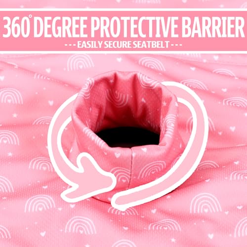 HunnmingRe 2 Pack Boho Car Seat Protector for Potty Training Waterproof Piddle Pad Cover from Spillages Nappy Leaks Toilet Training Anti Slip Backing Strollers Carseat Liner for Toddlers Babies - style: Boho