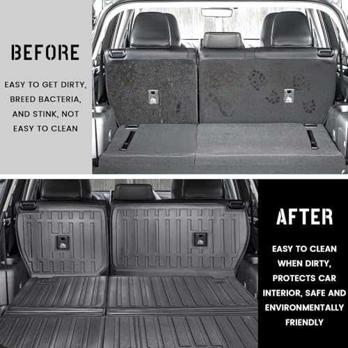 Vanseno Compatible for 2017-2025 Mazda CX-5 Cargo Liner Cargo Mats All Weather Protection Trunk Mats for 2017 2018 2019 2020-2025 Mazda CX5 Accessories - color: Fit 2017-2025 Mazda CX-5