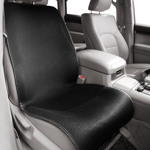 Cool Seat Cushion, Breathable Car Seat Cushion Universal Fit for Most for Auto SUV Truck, Non-Slip Seat Protector (L) - size: L