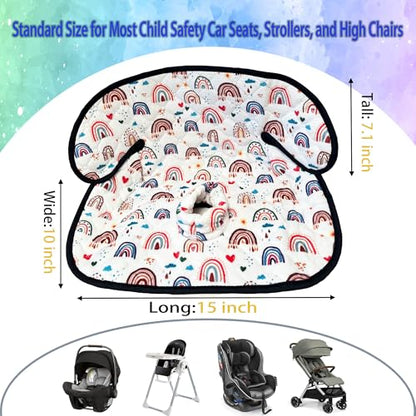 Gulissa 2 Pack Piddle Pad - Potty Training Car Seat Protector, Waterproof Car Seat Cover for Car Seats & Strollers, Non-Slip, Leak-Proof & Washable Fits All Seats for Ages 6 Months to 4 Years (Pink) - color: Pink