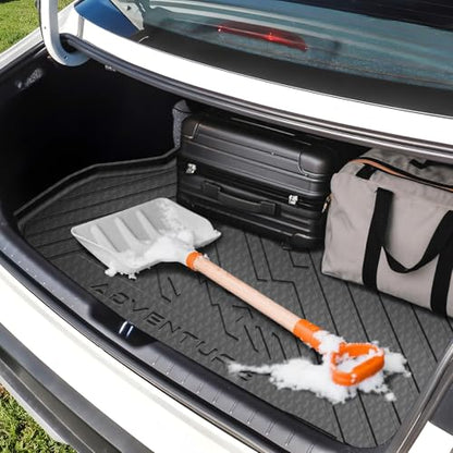KUST Cargo Trunk Mat for Toyota Camry 2018-2025, Rear Cargo Liner for Camry Accessories All Weather TPE Rubber Raised Edge - style: Camry 2018-2025 │ Trunk Mat