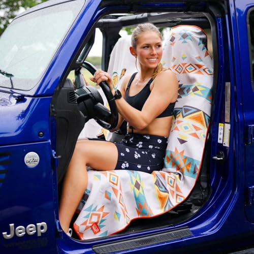 Sprints Athletic Running Towel, Full-Sized, Car Seat Cover - Performance Microfiber (Adobe Echo) - color: Adobe Echo