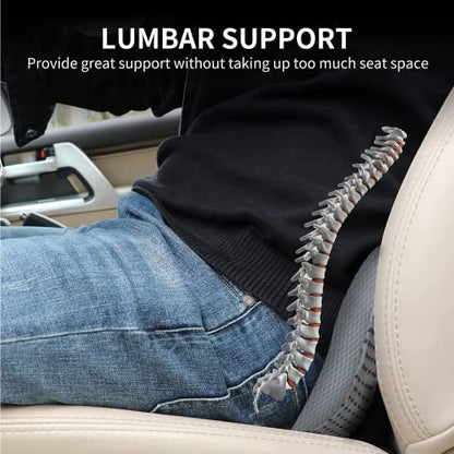 Car Seat Cushion, Memory Foam Seat Pad for Sciatica and Lower Back Pain Relief, Seat Cushion for Car Seat Driver (Gray) - color: Gray
