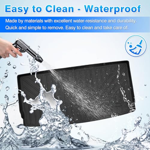 Cartist Cargo Mat for Jeep Wagoneer 2022 2023 2024 2025 2026 Trunk Mat Behind The 3rd Row TPE All Weather Cargo Liner for Wagoneer Accessories Anti-Slip - size: 6)Jeep Wagoneer【2022-2025】