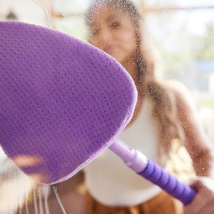 Invisible Glass 95170 Reach & Clean Home Glass Cleaning Tool Replacement Quick Change Microfiber Covers for Streak-Free Glass, Window, and Mirror Cleaning, Pack of 6 - style: Replacement Covers