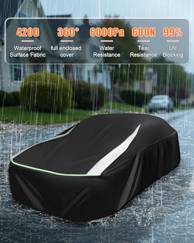 Full Enclosed Truck Cover Waterproof All Weather Universal Fit F-250,Ram 2500/3500,Silverado 2500HD/3500HD,GMC Sierra 2500HD/3500HD,Heavy Duty Truck Cover fit Pickup Length 240-254 inches - size: 12.For Truck Length 240-254 inches