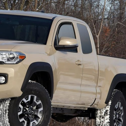 Nilight Side Window Deflectors for Toyota Tacoma Access Cab/Tacoma Double Cab 2016-2023 Window Visors Rain Guards, Vent Shade for Fresh Air, Rain & Snow Protection, Wind Noise Reduction-2PCS
